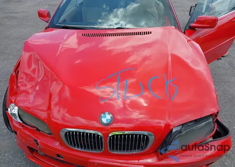 2001 BMW 325Ci from USA, damaged, VIN WBABS33421JY41491